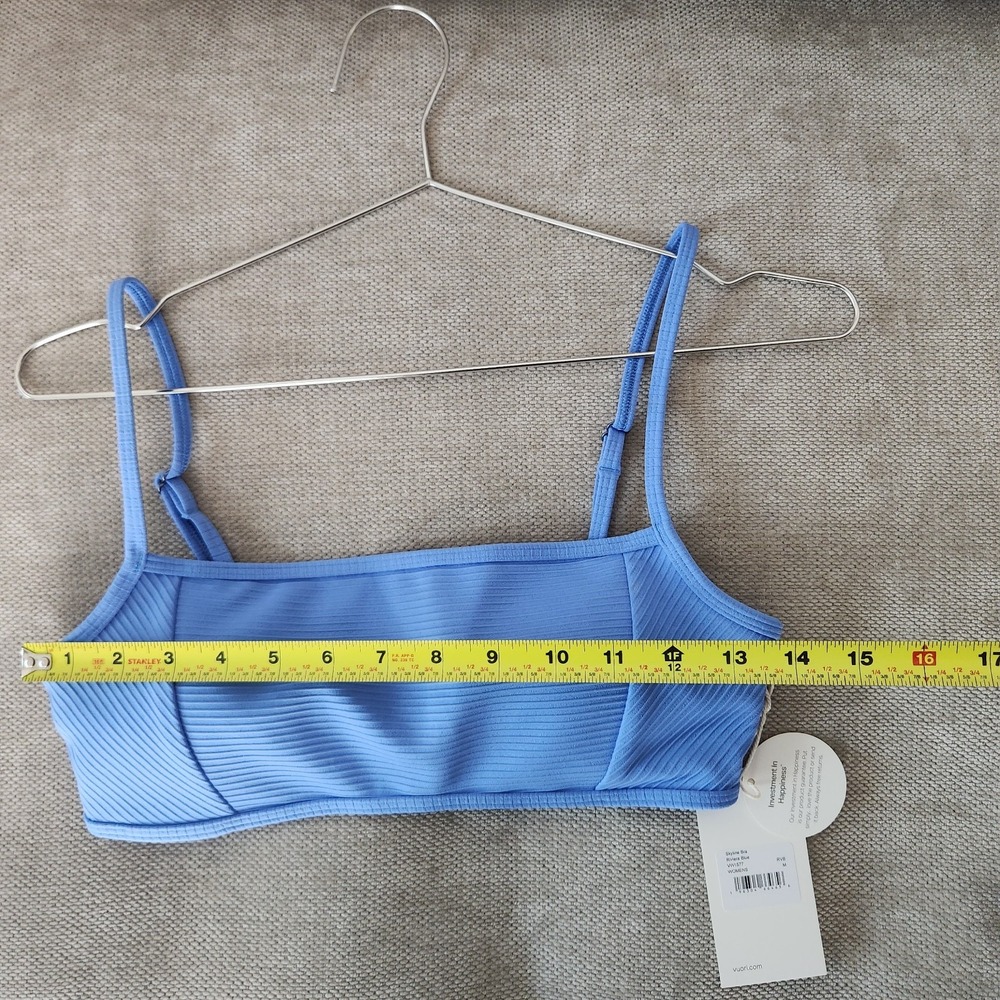 Vuori Medium Riviera Blue Skyline Bra NWT - Picture 6 of 6